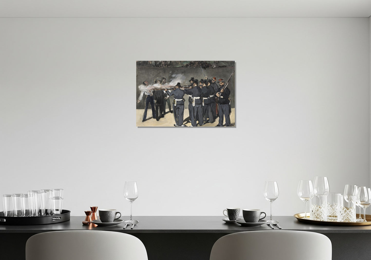 La ejecución del emperador Maximiliano - Edouard Manet