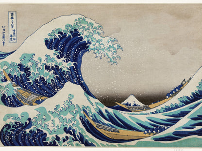 La gran ola de Kanagawa - Katsushika Hokusai