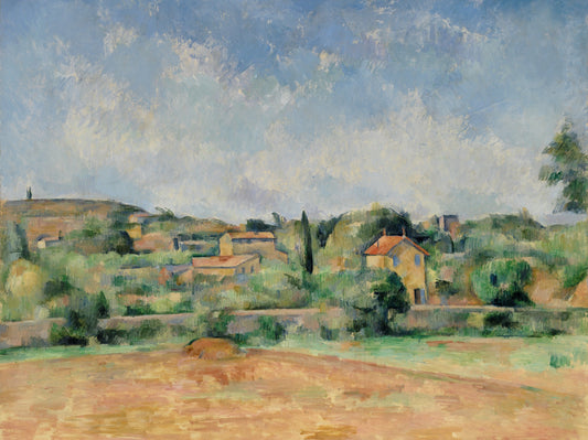 La llanura de Bellevue - Paul Cezanne