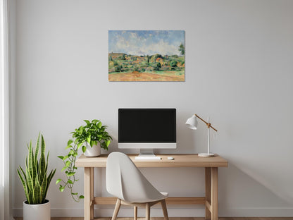 La llanura de Bellevue - Paul Cezanne