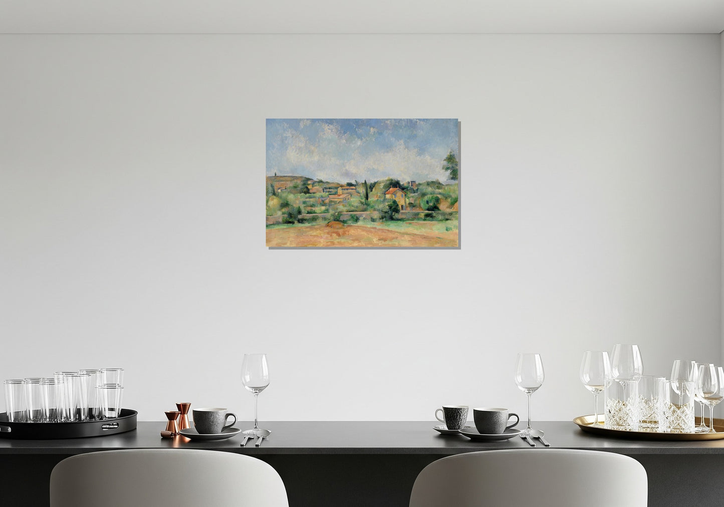 La llanura de Bellevue - Paul Cezanne