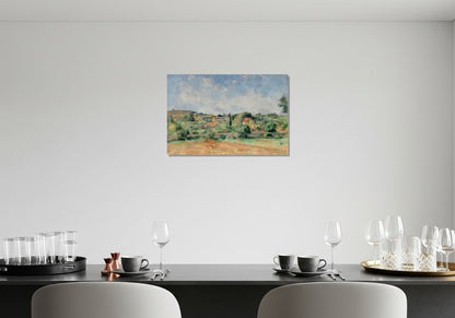 La llanura de Bellevue - Paul Cezanne