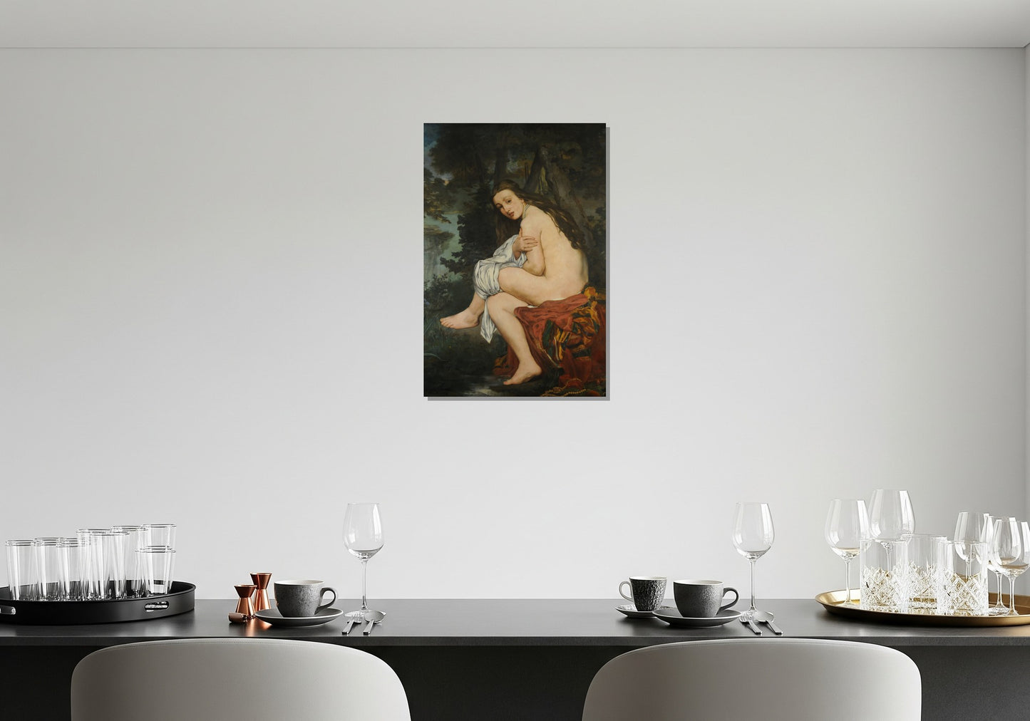 La ninfa sorprendida - Edouard Manet