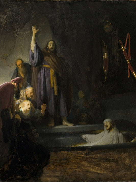 La resurrección de Lázaro - Rembrandt van Rijn