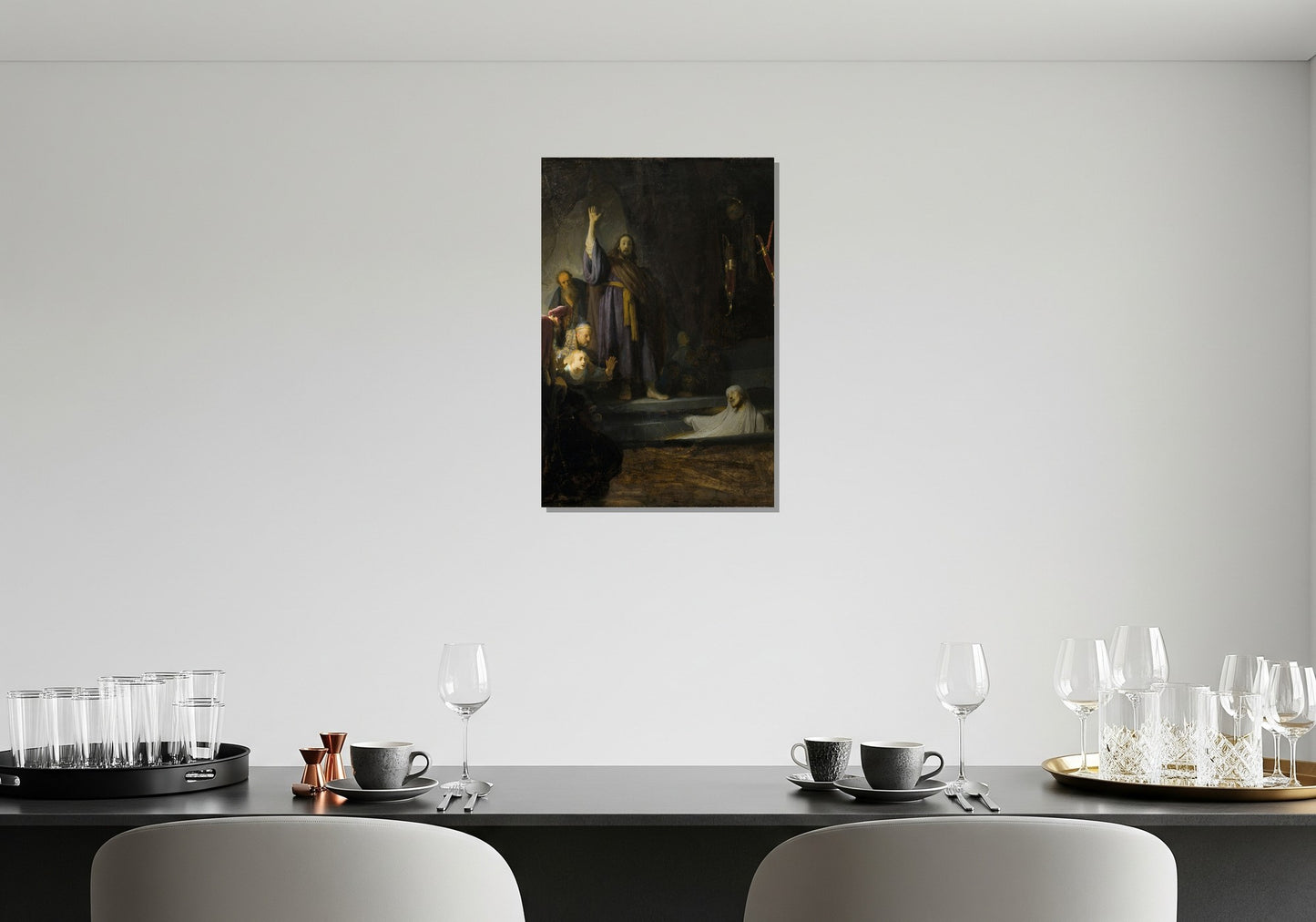 La resurrección de Lázaro - Rembrandt van Rijn