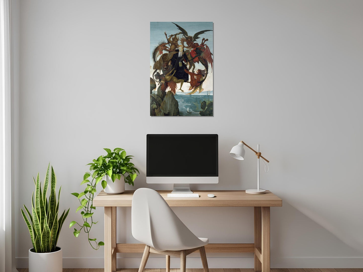 La tentación de San Antonio - Miguel Angel