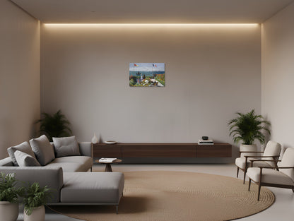 La terraza de Sainte-Adress Claude Monet