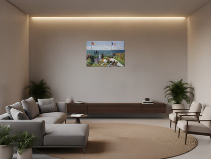 La terraza de Sainte-Adress Claude Monet