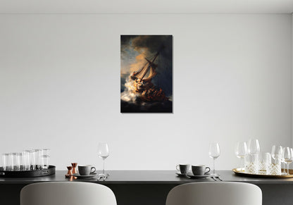 La tormenta en el mar de Galilea - Rembrandt van Rijn