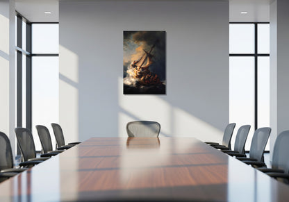 La tormenta en el mar de Galilea - Rembrandt van Rijn