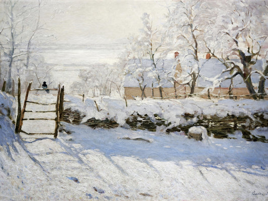 La urraca -Claude Monet