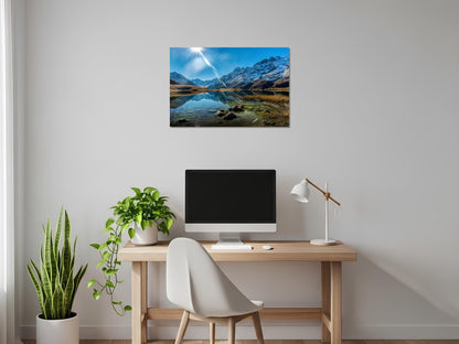 Lago cristalino sereno