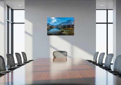 Lago cristalino sereno