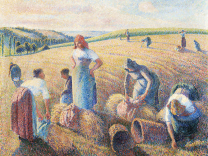 Las espigadoras - Camille Pissarro