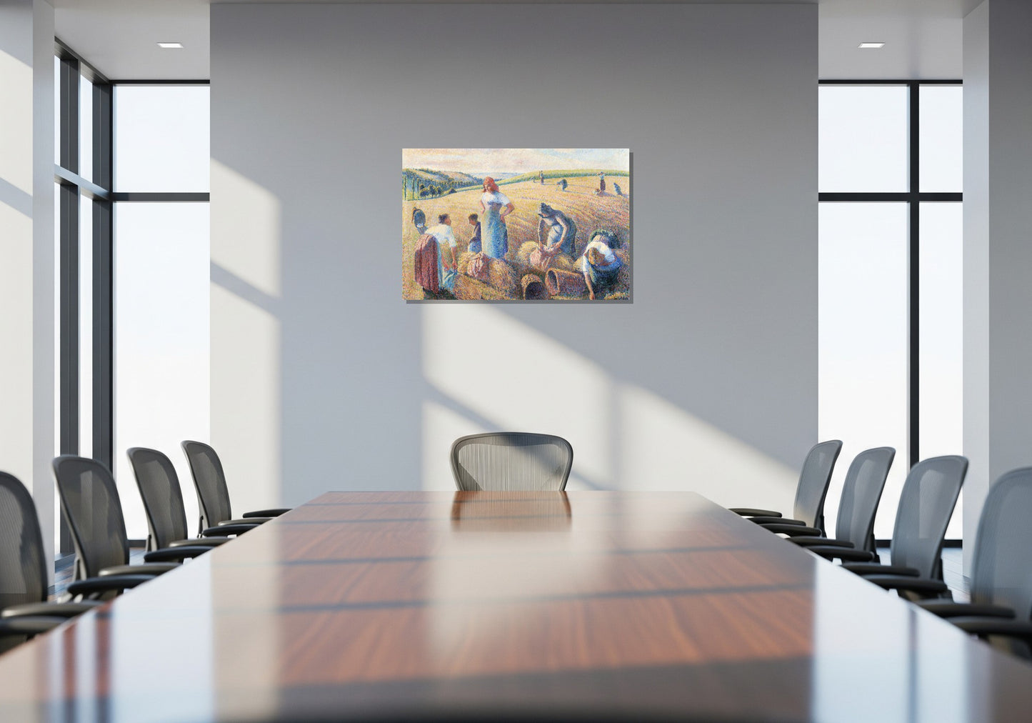 Las espigadoras - Camille Pissarro