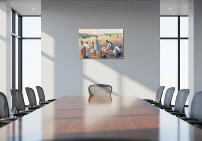 Las espigadoras - Camille Pissarro