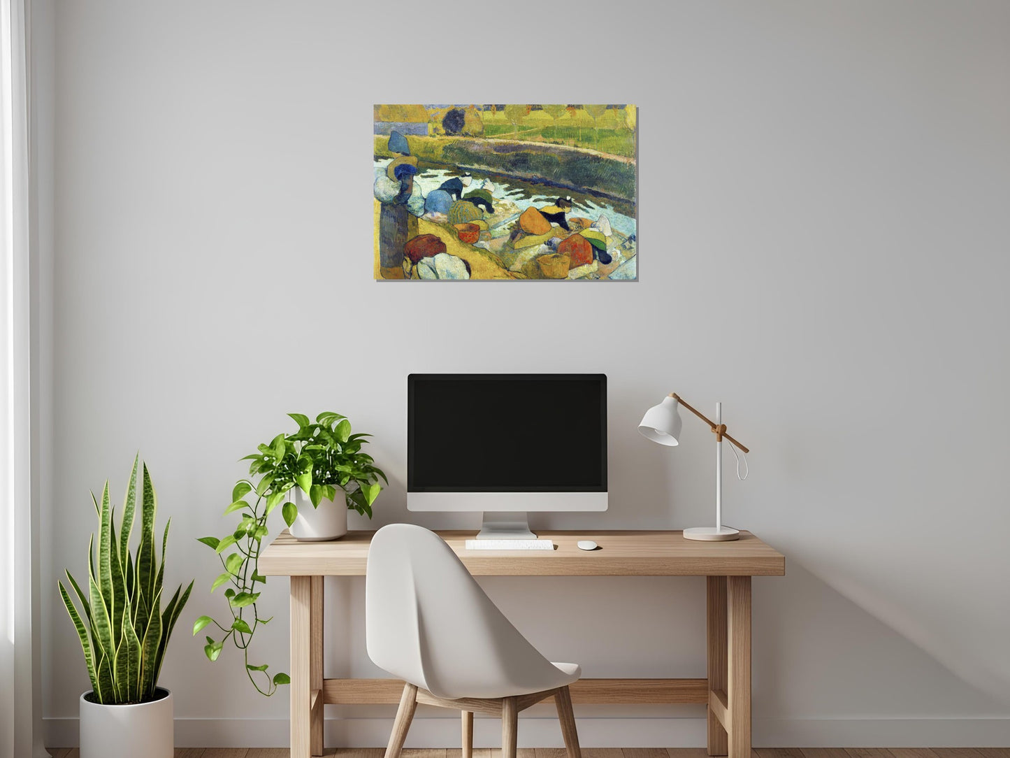 Lavanderas en Arlés - Paul Gauguin