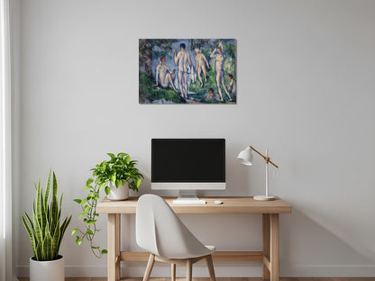 Los bañistas - Paul Cezanne