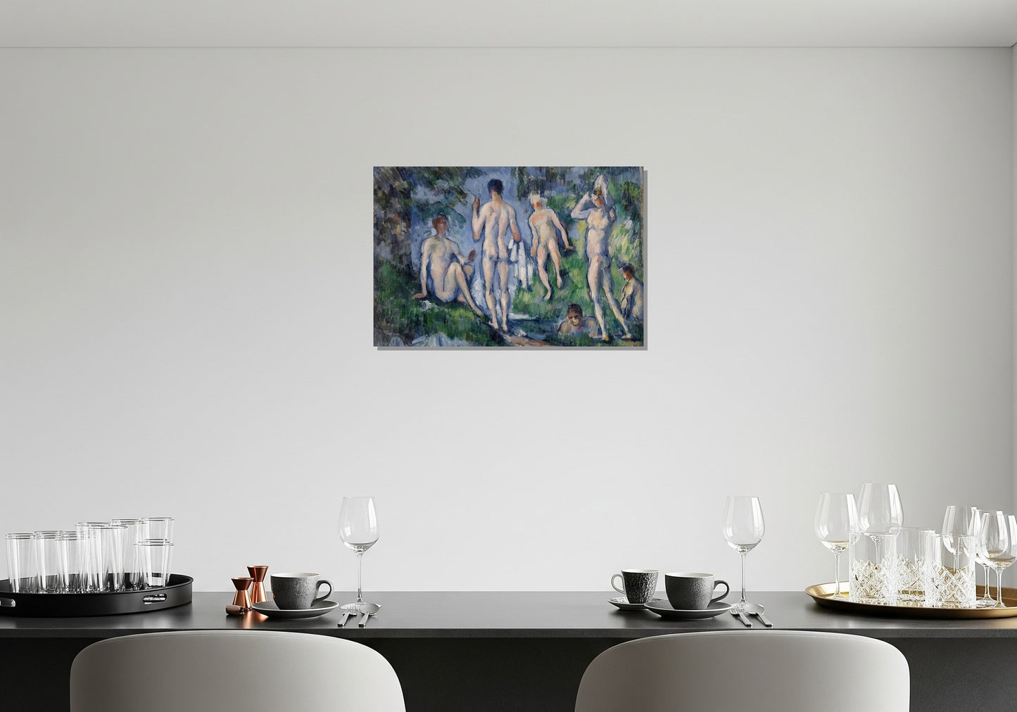 Los bañistas - Paul Cezanne