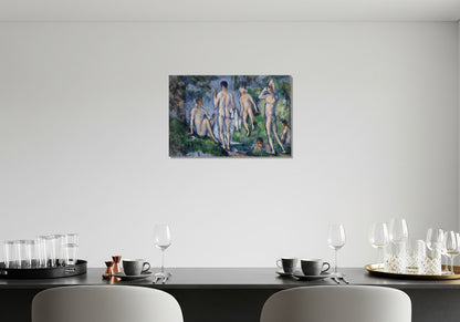 Los bañistas - Paul Cezanne