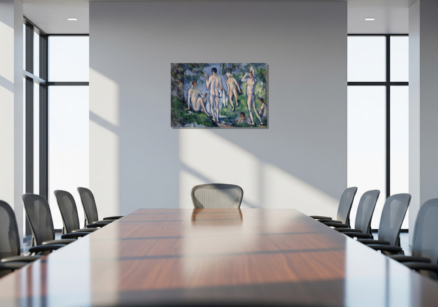 Los bañistas - Paul Cezanne