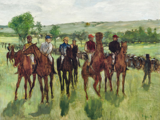 Los jinetes - Edgar Degas