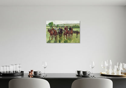 Los jinetes - Edgar Degas