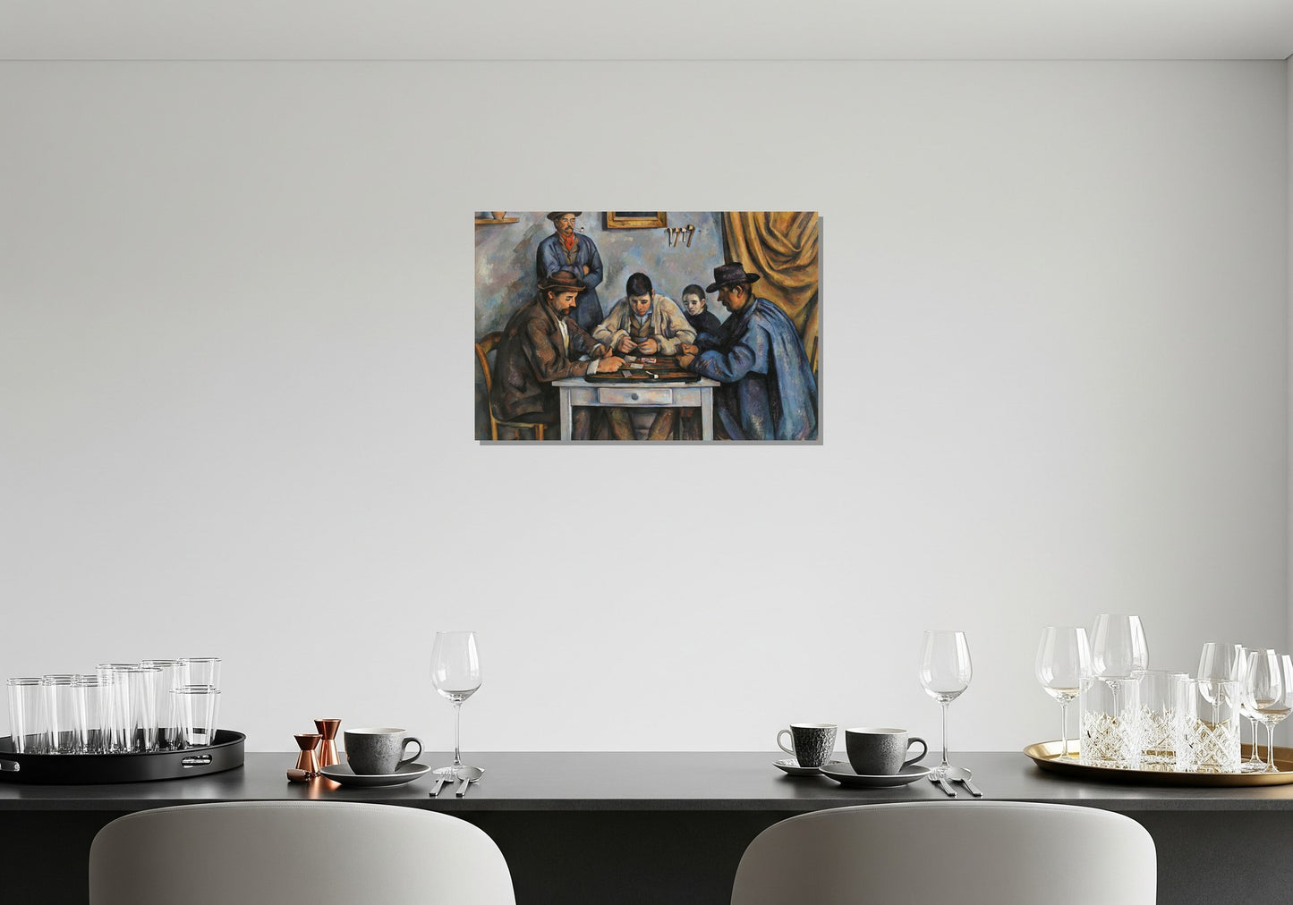 Los jugadores de cartas - Paul Cezanne