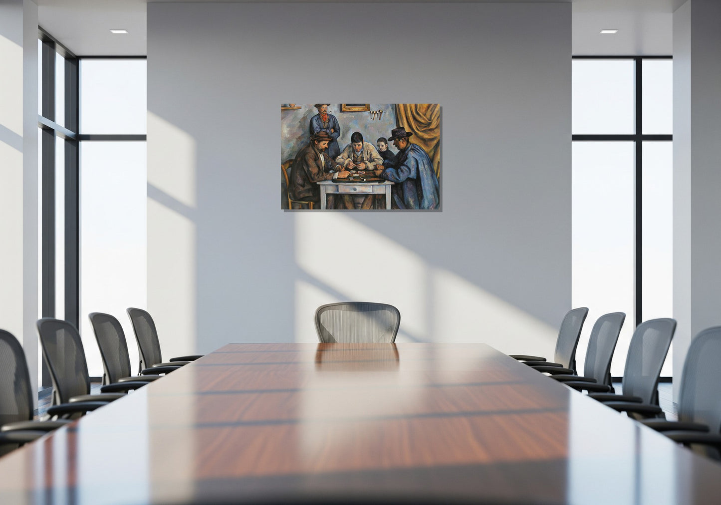 Los jugadores de cartas - Paul Cezanne