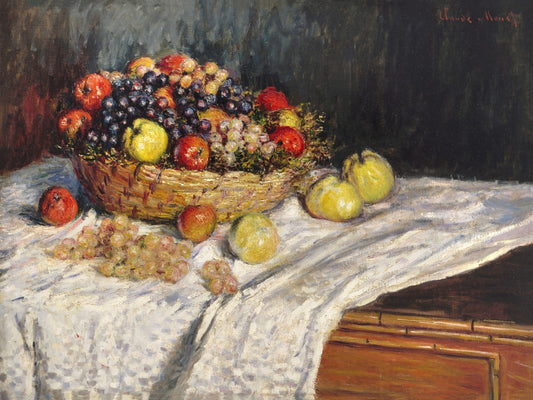 Manzanas y uvas - Claude Monet