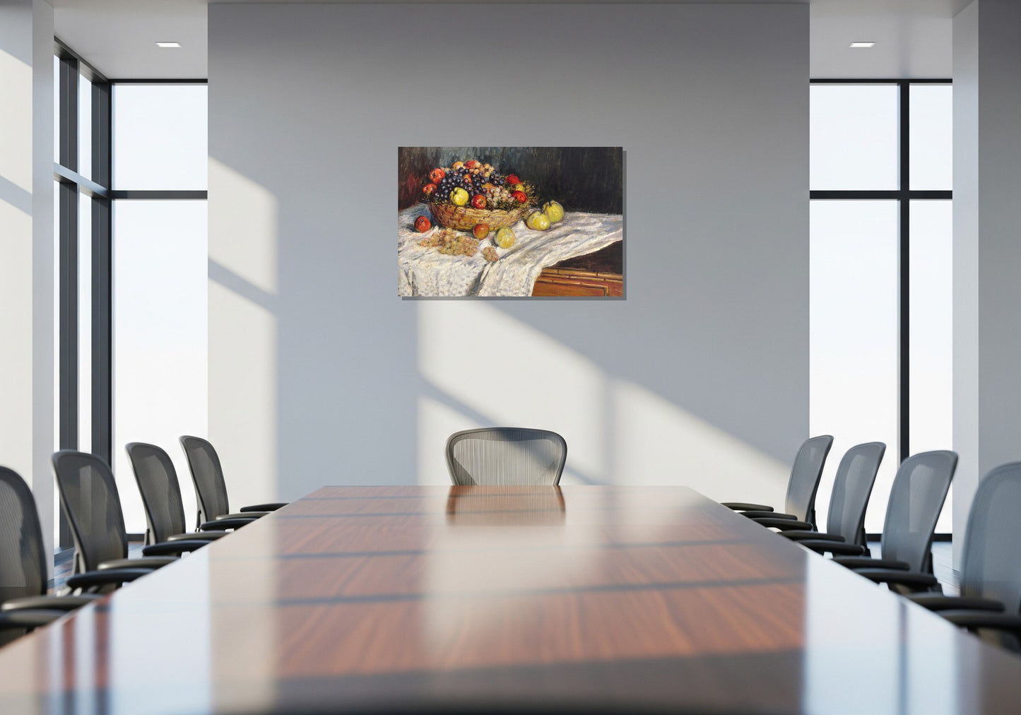 Manzanas y uvas - Claude Monet