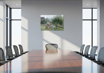 Manzanos en Eragny, mañana soleada - Camille Pissarro