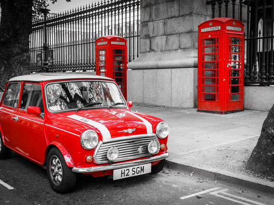 Mini cooper roja