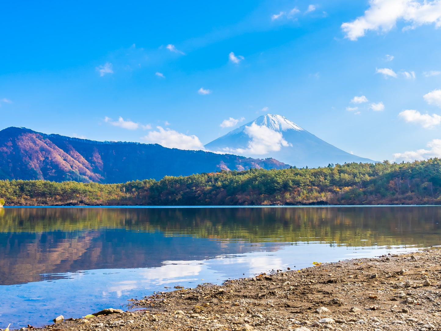 Monte Fuji desde el lago
