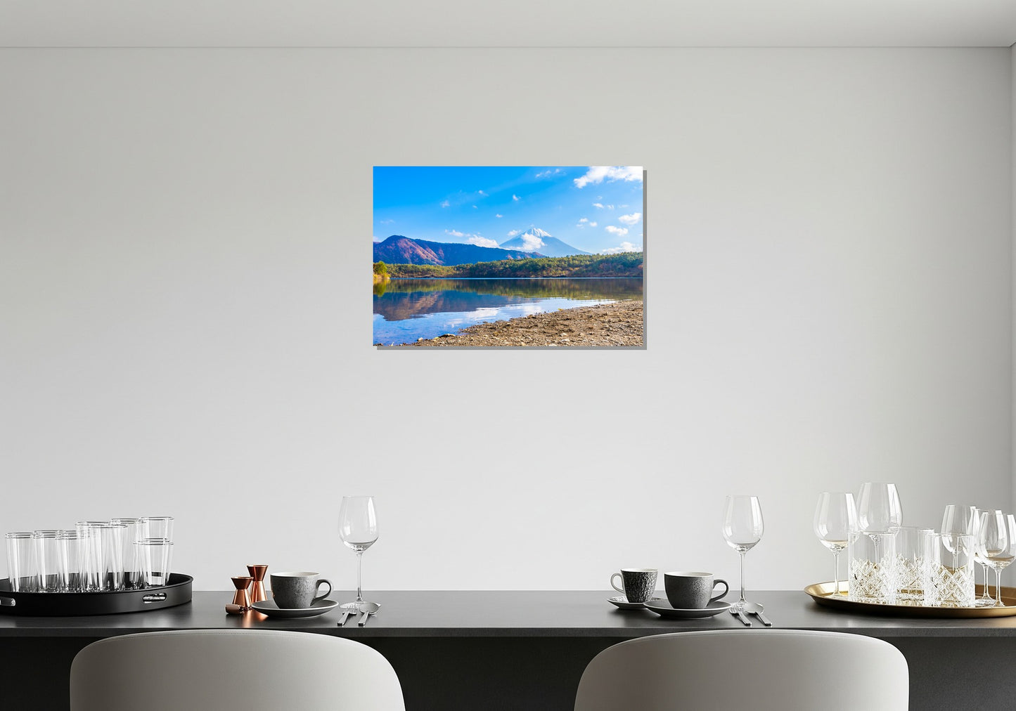 Monte Fuji desde el lago