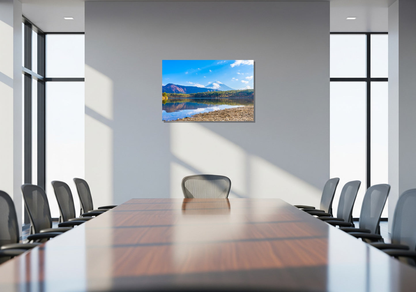Monte Fuji desde el lago