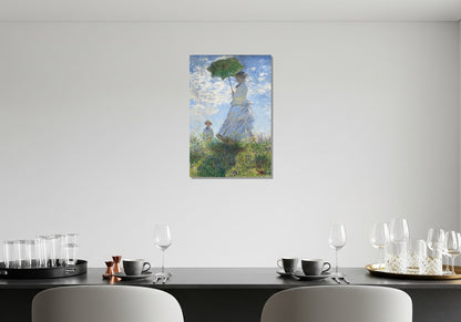 Mujer con sombrilla - Claude Oscar Monet