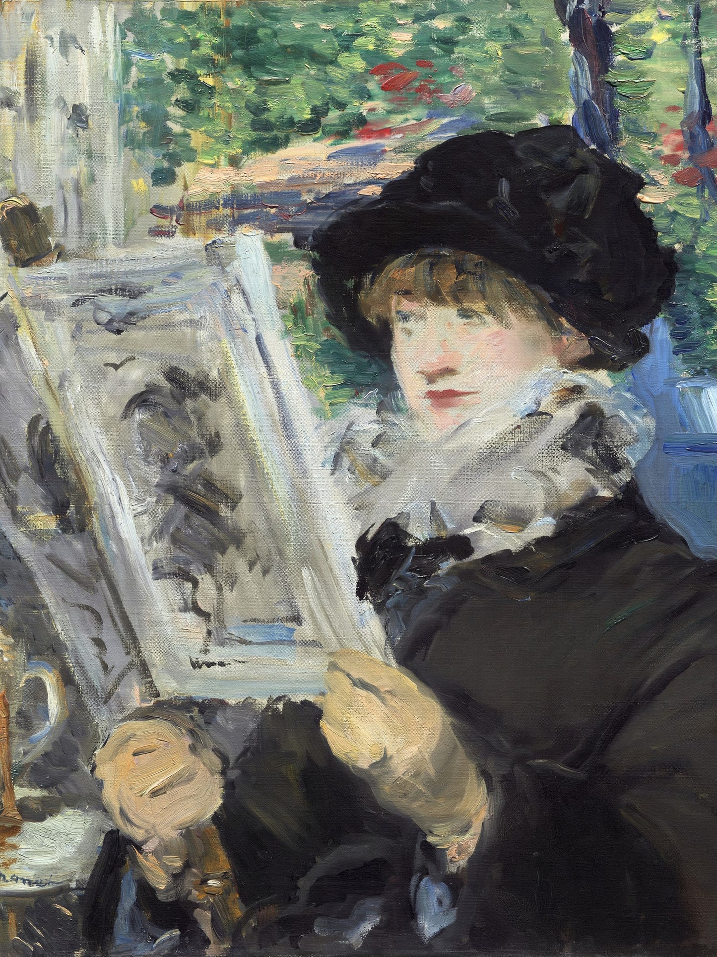 Mujer leyendo - Edouard Manet