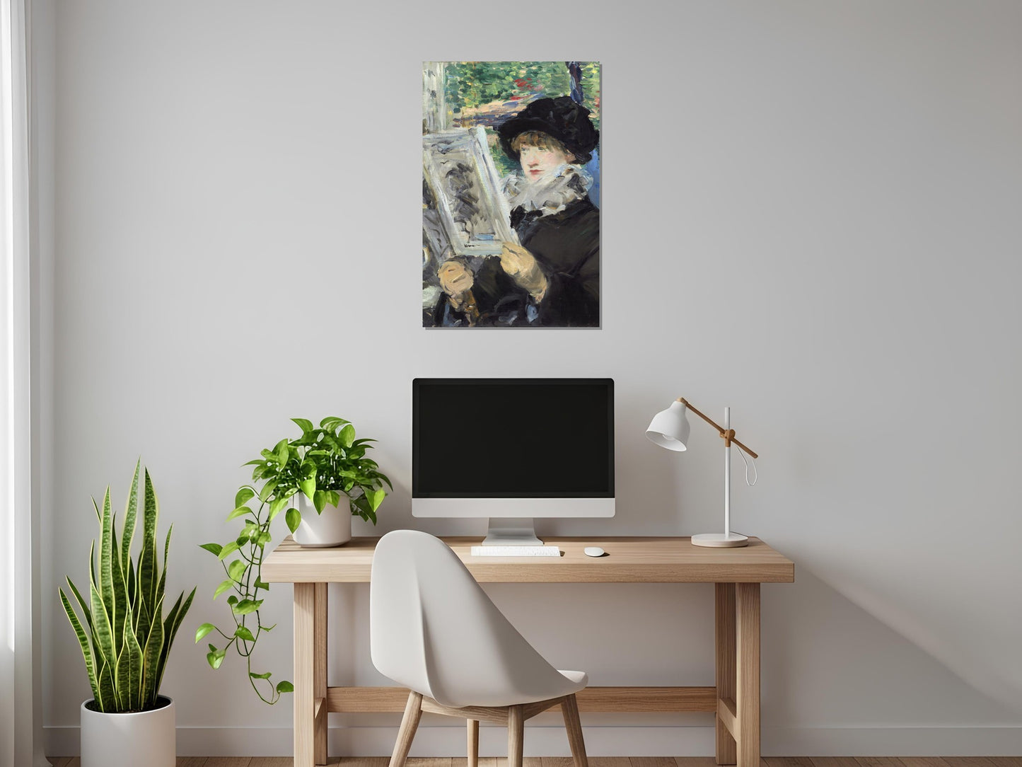 Mujer leyendo - Edouard Manet