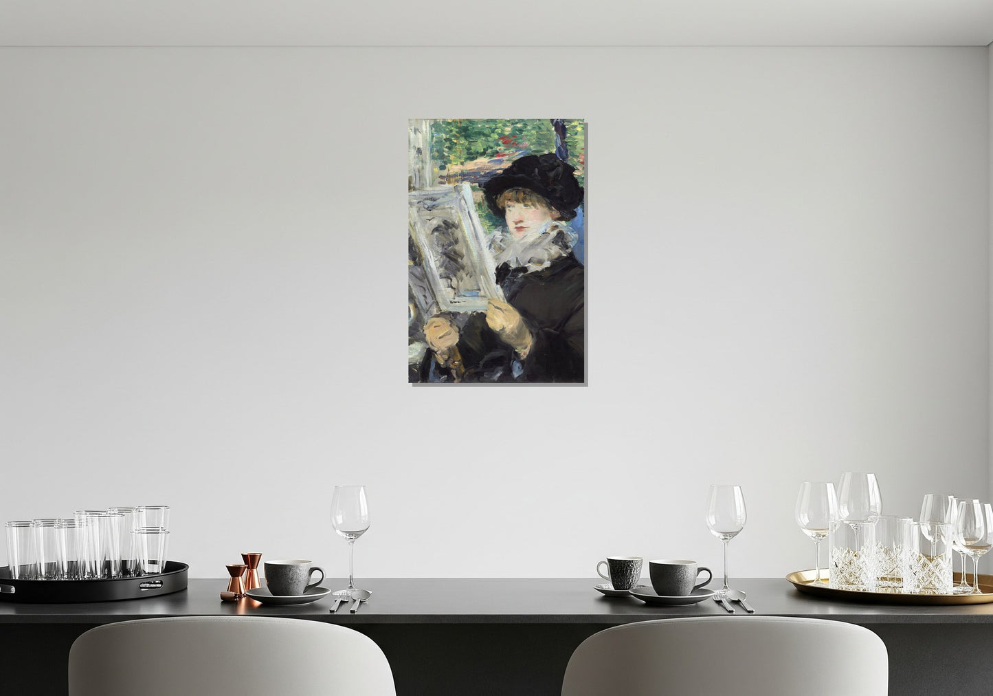 Mujer leyendo - Edouard Manet