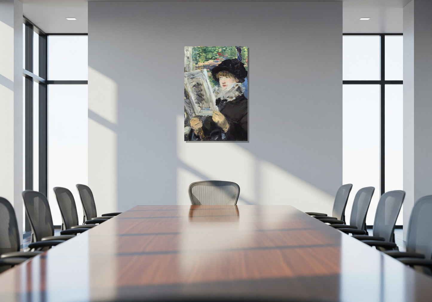 Mujer leyendo - Edouard Manet