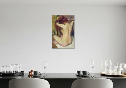 Mujer peinándose - Edgar Degas