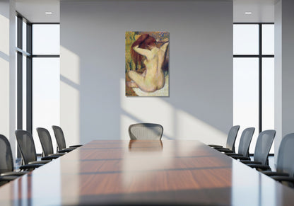 Mujer peinándose - Edgar Degas