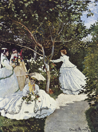 Mujeres en el jardín - Claude Monet