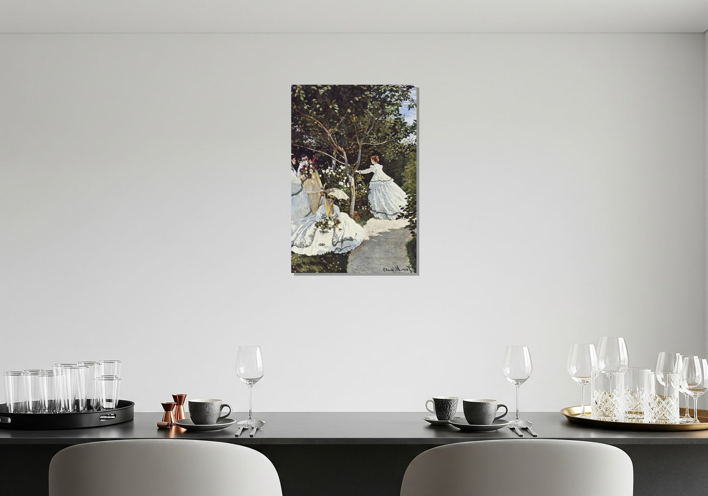 Mujeres en el jardín - Claude Monet