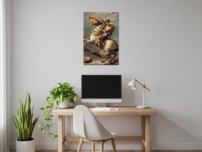 Napoleon Crossing the Alps by Jacques-Louis David
