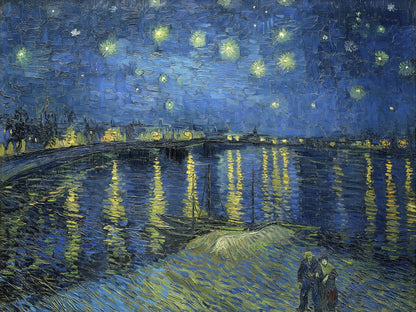 Noche estrellada sobre el Ródano - Vincent van Gogh