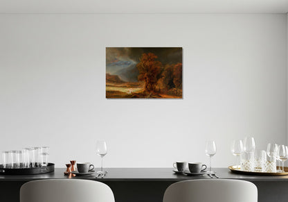 Paisaje con el Buen Samaritano - Rembrandt van Rijn