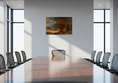 Paisaje con el Buen Samaritano - Rembrandt van Rijn