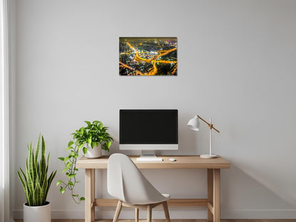 Paisaje urbano nocturno